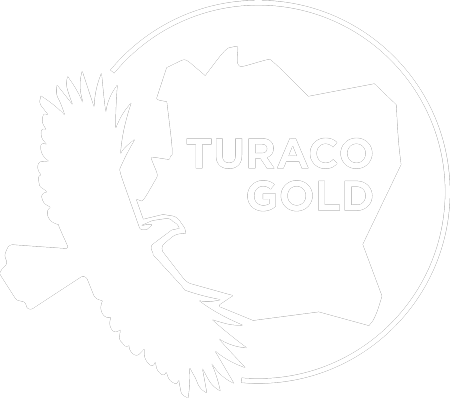 Turaco Gold Logo - White