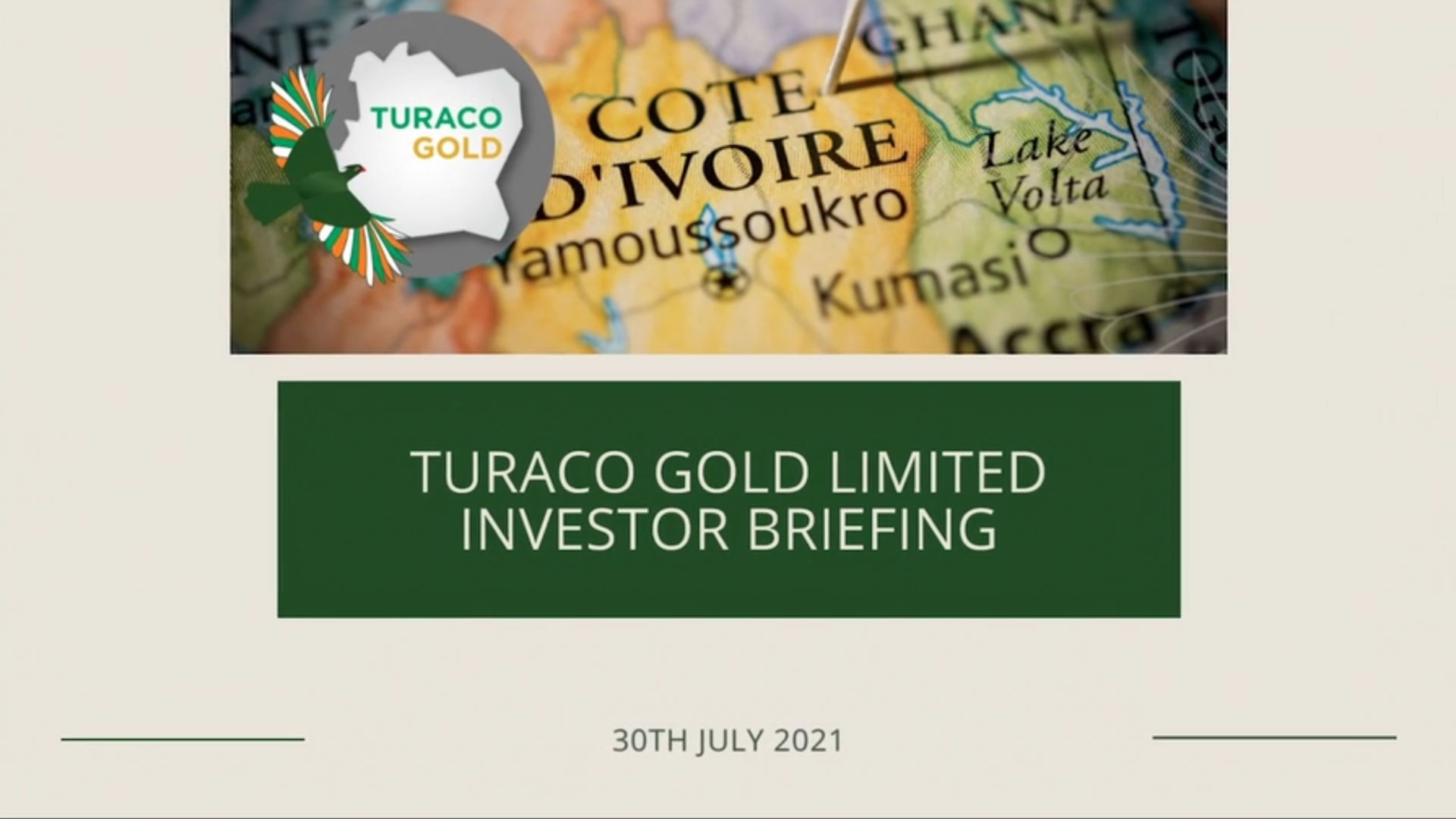 Turaco Gold Webinar